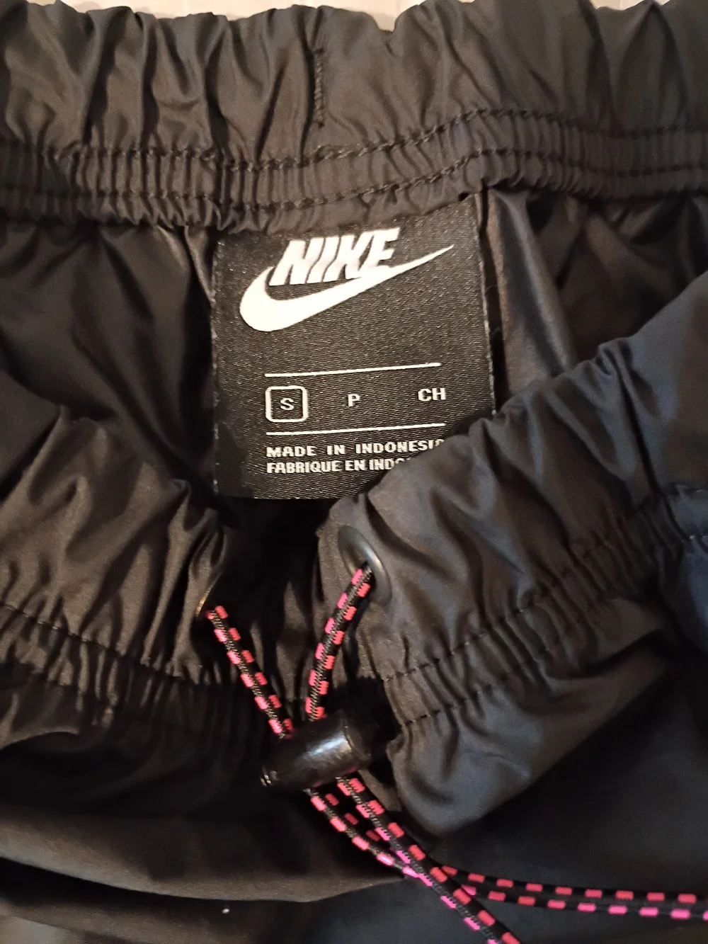 Nike Olive Green and Black Drawstring Athletic Mini Skirt